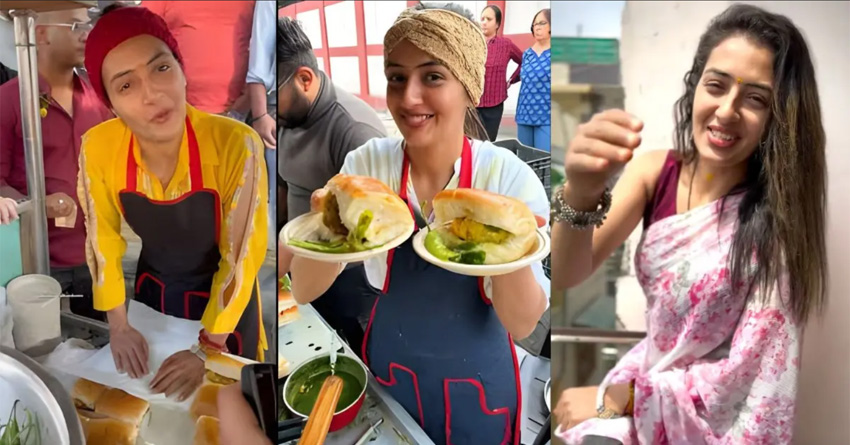What is the story of Delhi Vada Pav Girl and Her Journey to Viral Fame