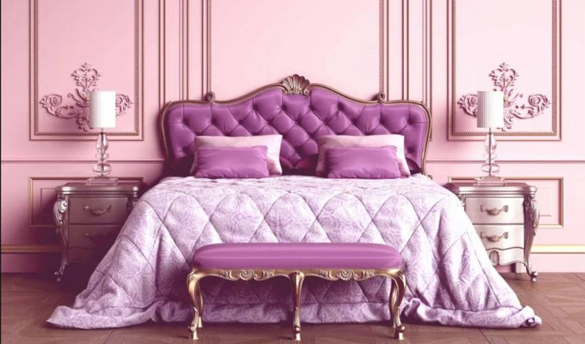 Royal Colour Combination for Bedroom