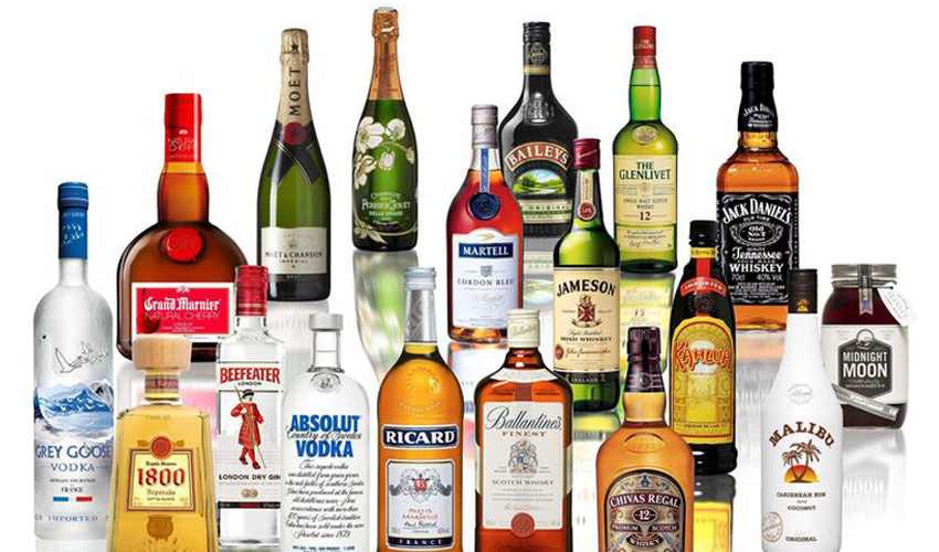 Alcoholic Beverages Brands List