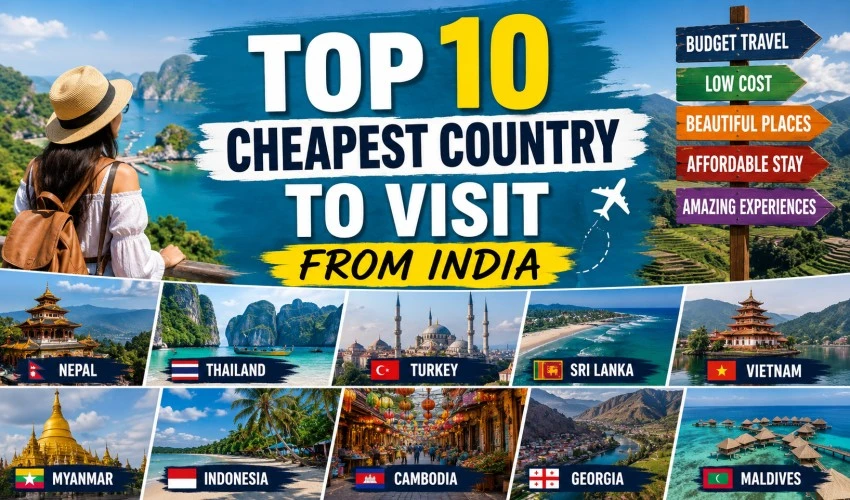 Top 10 Cheapest Country to Visit from India