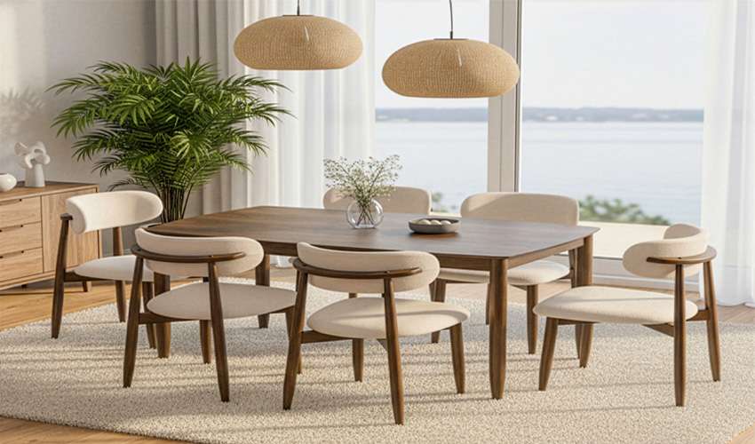 6 Seater Dining Table for Home & Apartment
