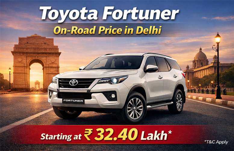 Toyota Fortuner On‑Road Price in Delhi