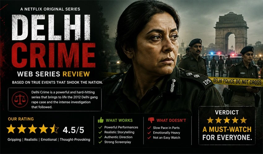 Delhi Crime Web Series Review