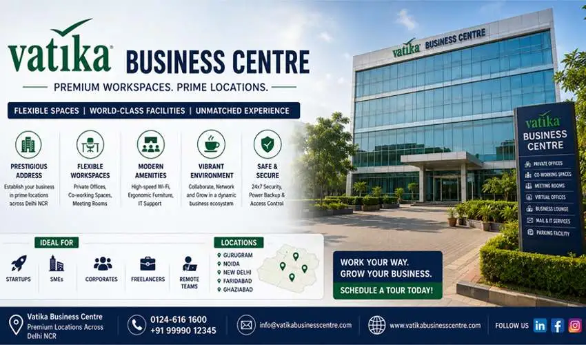 Vatika Business Centre & Co-Working Spaces Delhi NCR