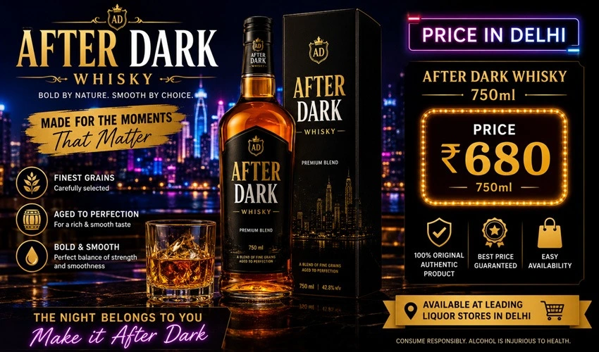 After Dark Whisky 750ml Price in Delhi