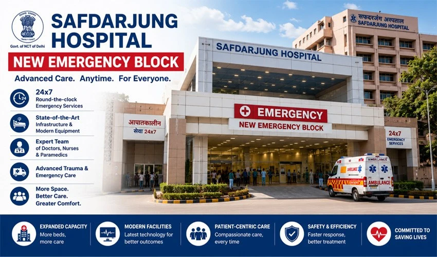 Safdarjung Hospital New Emergency Block