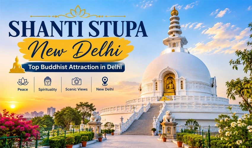 Shanti Stupa New Delhi
